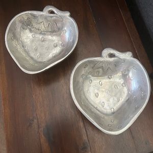 Vintage R. H. Macy & Co Strawberry Hot/Cold Dish